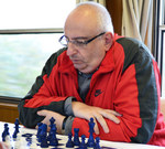 Turkish grandmaster rides to the Alps in chessboard nr. 1